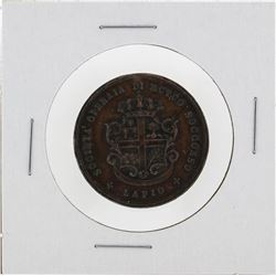 1880 Italy Mutual Aid Society Medal