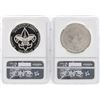 Image 2 : 2010-P $1 Boy Scouts Commemorative Silver Coins NGC MS69 & PF69 Ultra Cameo