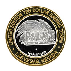 .999 Silver Palms A Maloof Casino Resort Las Vegas Nevada $10 Casino Limited Edi