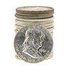 Image 1 : Roll of (20) 1961-D Brilliant Uncirculated Franklin Half Dollar Coins