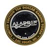 Image 1 : .999 Silver Aladdin Resort Casino $10 Casino Limited Edition Gaming Token