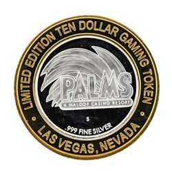 .999 Silver Palms A Maloof Casino Resort Las Vegas Nevada $10 Casino Limited Edi
