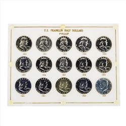 1950-1964 Franklin Half Dollar Proof Set Coins