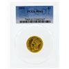 Image 1 : 1854 $3 Indian Princess Head Gold Coin PCGS MS61