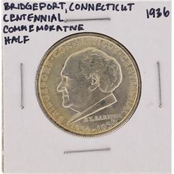 1936 Bridgeport Connecticut Centennial Commemorative Half Dollar Coin