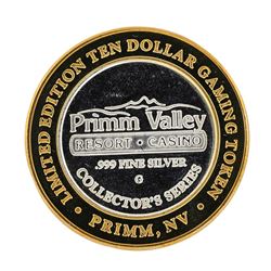 .999 Silver Primm Valley Resort and Casino Primm Nevada $10 Casino Limited Editi