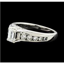14KT White Gold 1.01ctw Diamond Ring