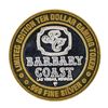 Image 1 : .999 Silver Barbary Coast Las Vegas, Nevada $10 Casino Limted Edition Gaming Tok