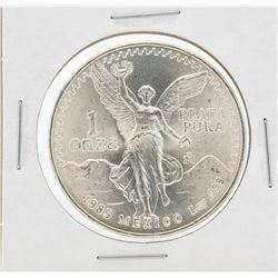 1985 Mexcian Libertad 1 Onza Silver Coin