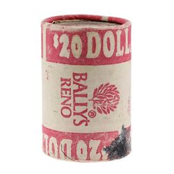 Original Roll of (20) Balleys Casino Reno, NV Gaming Tokens