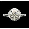 Image 1 : Platinum 2.42ctw Diamond Ring