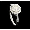 Image 4 : Platinum 2.42ctw Diamond Ring