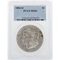 1884-O $1 Morgan Silver Dollar Coin PCGS MS63