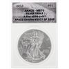 Image 1 : 2013 $1 American Silver Eagle Coin ANACS MS70
