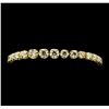 Image 1 : 14KT Yellow Gold 11.34ctw Diamond Tennis Bracelet