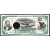 Image 1 : 1870 $3 State of Mississippi Obsolete Bank Note