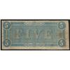 Image 2 : 1864 $5 The Confederate States of America Note