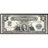 Image 1 : 1899 $2 Mini Porthole Silver Certificate Note