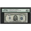 Image 1 : 1934D $5 Silver Certificate Note PMG Choice Uncirculated 63EPQ