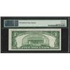 Image 2 : 1934D $5 Silver Certificate Note PMG Choice Uncirculated 63EPQ