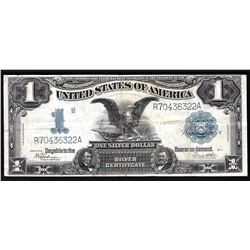 1899 $1 Black Eagle Silver Certificate Note