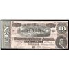 Image 1 : 1864 $10 The Confederate States of America Note