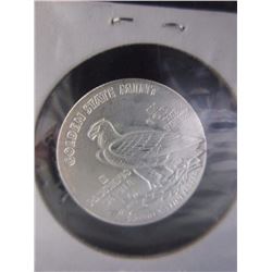 INVESTOR ROUND - RARE MINT ERROR - EAGLE / INDIAN HEAD - 1/2 TROY OUNCE OF .999 SILVER - ERROR MARKE