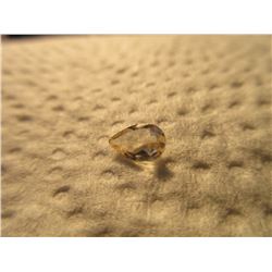 PEAR FACETTED CITRINE - ~.63CT #1012