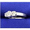 Image 2 : 1/2 ct TW Diamond Ring 3 Stone Style