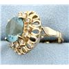 Image 2 : 5 ct. Aquamarine & Diamond Ring