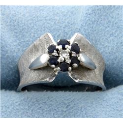 Diamond & Sapphire Ring