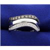 Image 1 : 1/3ct TW Chocolate and White Diamond Ring