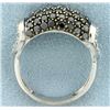 Image 3 : 2ct TW Black and White Diamond Ring