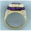 Image 3 : Amethyst & Diamond Ring