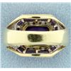 Image 4 : Amethyst & Diamond Ring
