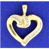 Image 1 : Diamond Heart Pendant