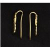 Image 2 : 14K Yellow Gold Earrings