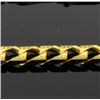 Image 2 : 8 3/4 Inch Italian Made Square Link Bracelet