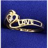 Image 2 : Love Ring with Diamond