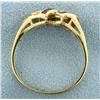 Image 4 : Ruby & Diamond Heart Ring