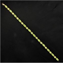 12ct TW Peridot Line Bracelet