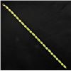 Image 1 : 12ct TW Peridot Line Bracelet