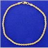 Image 1 : 8 1/4 Inch Rope Chain Bracelet