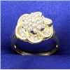 Image 1 : Over 2cts TW Diamond Flower Ring
