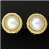 Image 1 : Pearl & Diamond Earrings