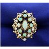 Image 1 : Vintage Opal & Diamond ring