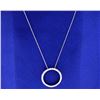 Image 2 : 1/2 ct TW Diamond Circle Pendant with chain
