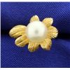 Image 1 : Flower Pearl Ring
