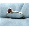 Image 2 : Garnet & Diamond Ring