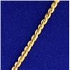 Image 2 : 25 1/2inch 18K Flat S Link Neck Chain